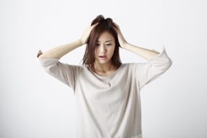困った女性